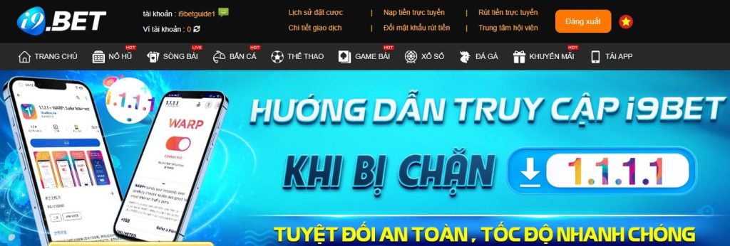 Đăng ký i9bet chơi cá cược với đường truyền ổn định