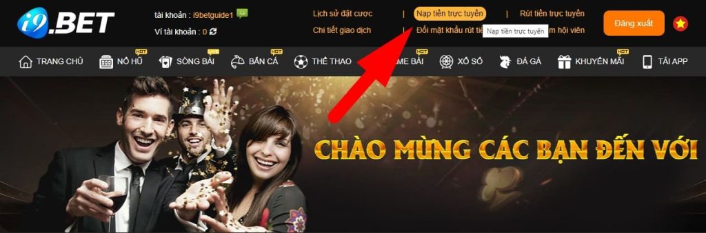 Nạp tiền I9BET giúp người chơi dễ dàng trải nghiệm những sản phẩm cá cược thú vị